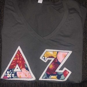 Delta Zeta Block letter shirt